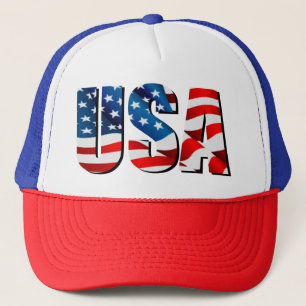 USA Amerikaner 4. Juli Memorial rot blau blau Truckerkappe