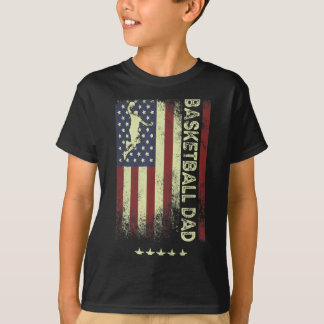 Usa amerikanische Flagge Basketball Vater 1 T-Shirt