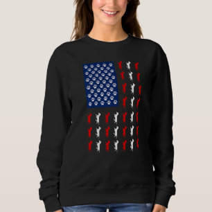 Usa Amerikanische Flagge Dachshund  Fourth Of July Sweatshirt