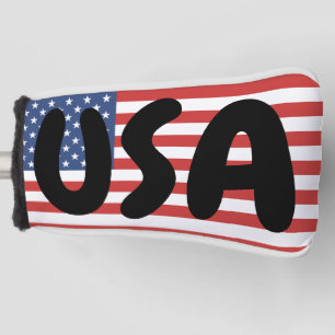 USA AMERIKANISCHE FLAGGE GOLF-KOPFBEZUG GOLF HEADCOVER