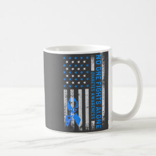 Usa Amerikanische Flagge Nicht Alleine Kämpfen Dia Kaffeetasse