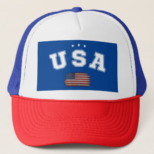 USA Amerikanische Flagge Patriotische Veteranen 4. Truckerkappe