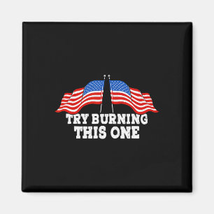Usa Amerikanische Flagge Retro Musik Drummer Drum Magnet