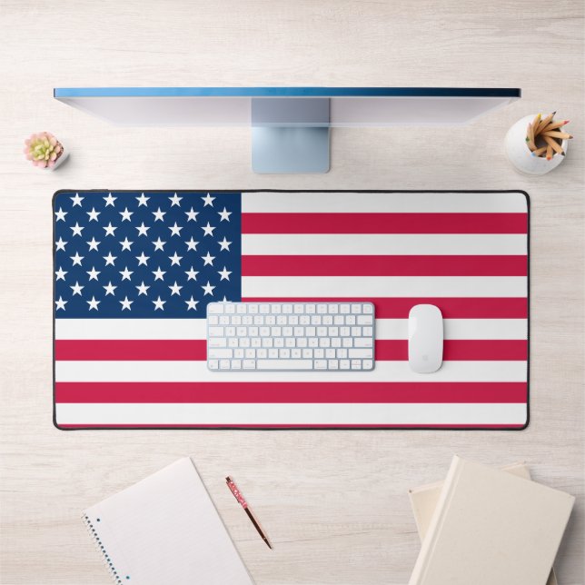 USA | Amerikanische Flagge Schreibtischunterlage (Büro 1)
