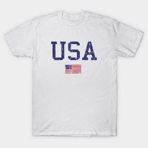 USA - Amerikanische Flagge T-Shirt