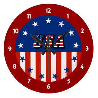 Usa Wanduhren  Zazzle.ch