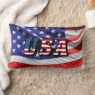 USA - Amerikanische Flagge Wurf Kissen