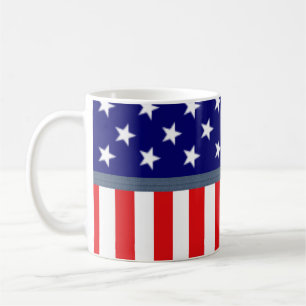 USA-Amerikanischer Flagge Becher Kaffeetasse