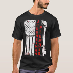 USA Amerikanischer Patriotischer Klempner für Gese T-Shirt
