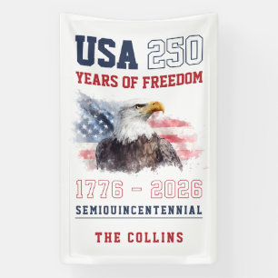 USA Amerikas 250. Jubiläum 4. Juli Party Banner