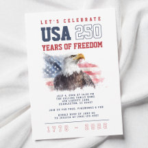 USA Amerikas 250. Jubiläum 4. Juli Party