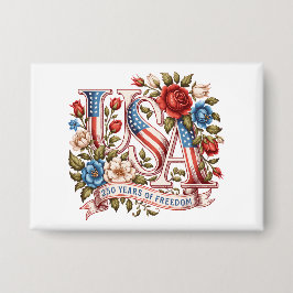 USA Amerikas 250. Jubiläum Button