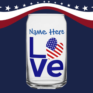 USA AMOUR Bleu Personnalisé