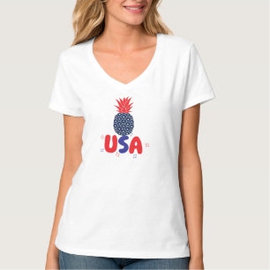 USA Ananas, 4. Juli-Party T-Shirt