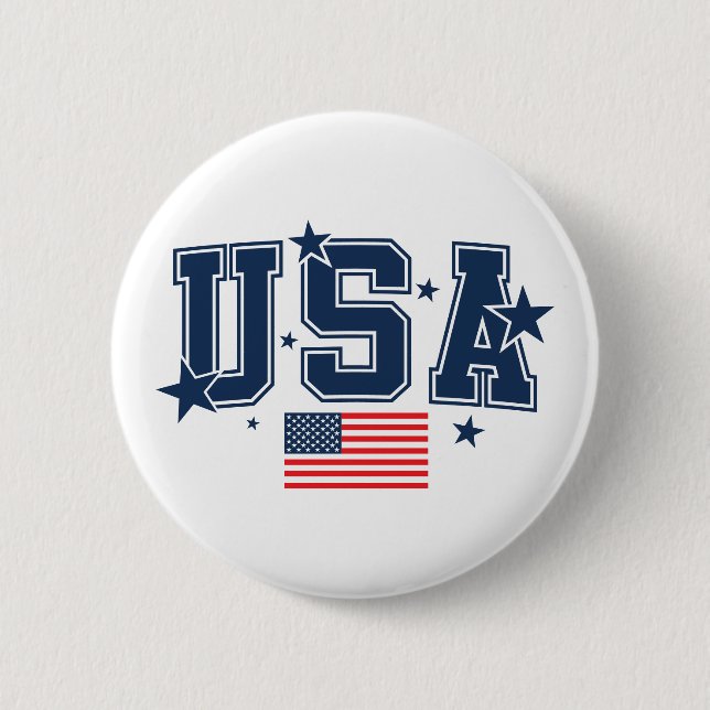 USA-Anstecknadel Button (Vorderseite)