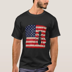 USA Ants , Patriotic Ant 4. Juli American fla T-Shirt