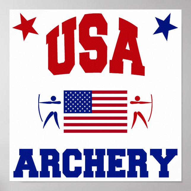 USA Archery Poster (Vorne)