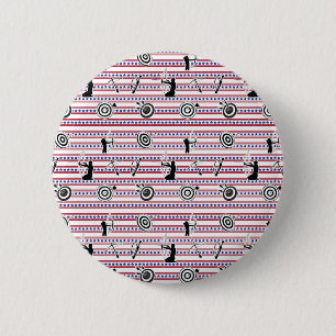 USA Archery Silhouette Pattern Button