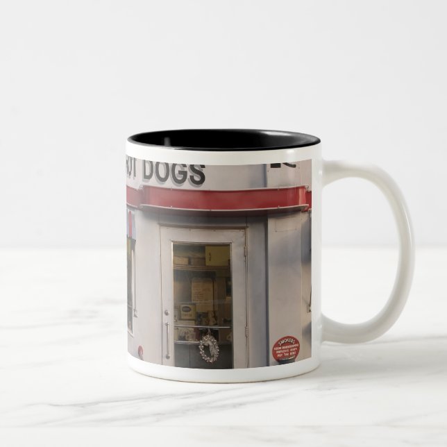 USA, Arizona, Bisbee: Schattiges Dell-Motel, alle Zweifarbige Tasse (Rechts)