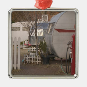 USA, Arizona, Bisbee: Shady Dell Motel, Alle Silbernes Ornament