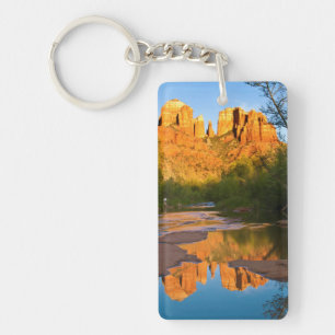 USA, Arizona. Cathedral Rock bei Sonnenuntergang Schlüsselanhänger