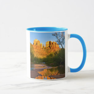USA, Arizona. Cathedral Rock bei Sonnenuntergang Tasse