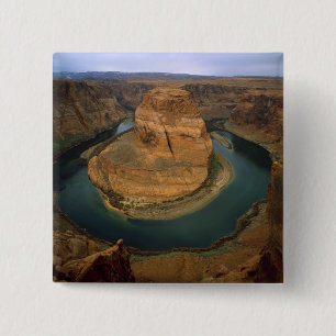 USA, Arizona. Horseshoe Bend zeigt Erosion durch Button