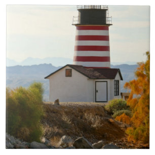 USA, Arizona, Lake Havasu City. Blick nach Westen Fliese