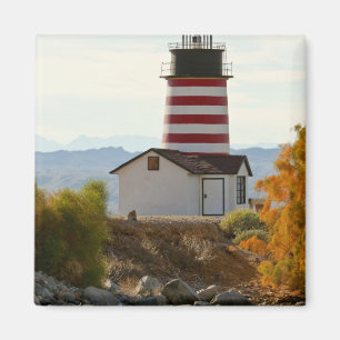 USA, Arizona, Lake Havasu City. Blick nach Westen Magnet