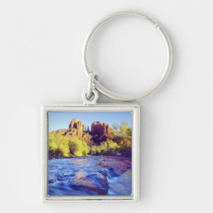 USA, Arizona, Sedona. Kathedrale Rock reflektiert  Schlüsselanhänger