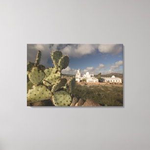 USA, Arizona, Tucson: Mission San Xavier del Bac 2 Leinwanddruck