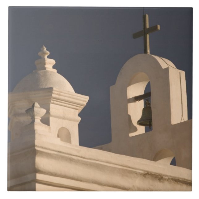 USA, Arizona, Tucson: Mission San Xavier del Bac Fliese (Vorderseite)