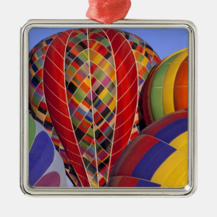 USA, Arizona, Val Vista. Farbige Heißluft Silbernes Ornament