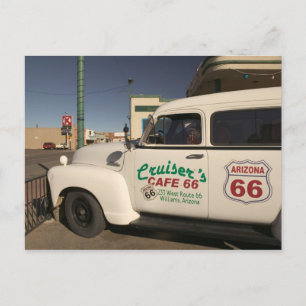 USA, Arizona, Williams: Cruisers Cafe 66 Alt Postkarte