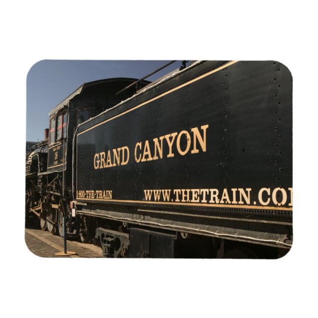 USA, Arizona, Williams: Grand Canyon Railroad Magnet (Horizontal)