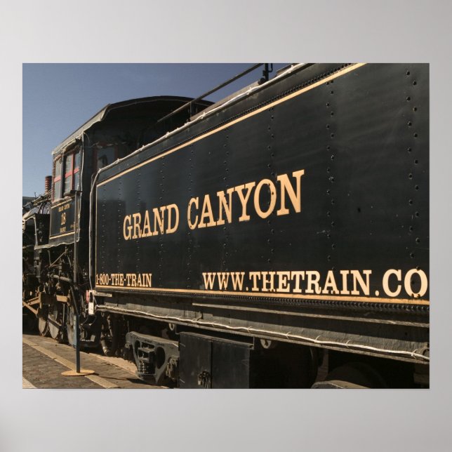 USA, Arizona, Williams: Grand Canyon Railroad Poster (Vorne)