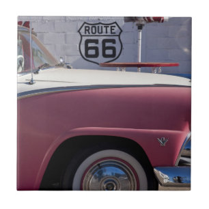 USA, Arizona, Williams. Route 66 Stadt, 1950er Jah Fliese