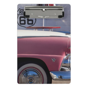 USA, Arizona, Williams. Route 66 Stadt, 1950er Jah Mini Klemmbrett