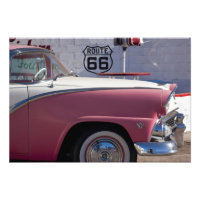 USA, Arizona, Williams. Rt. 66 Stadt, 1950