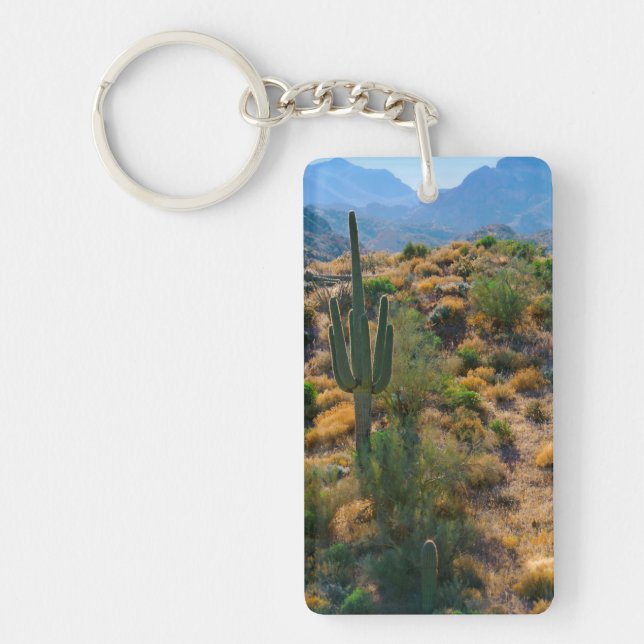 USA, Arizona. Wüstenansicht Schlüsselanhänger (Vorderseite)