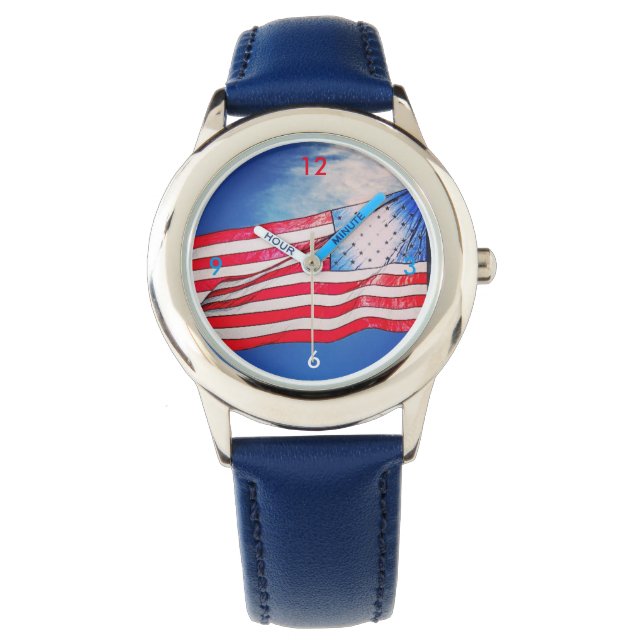 USA ARMBANDUHR (Vorderseite)