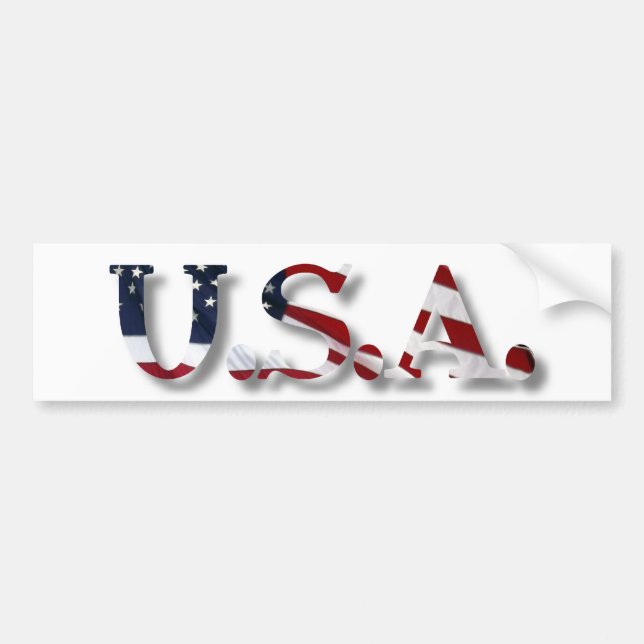 USA AUTOAUFKLEBER (Vorne)