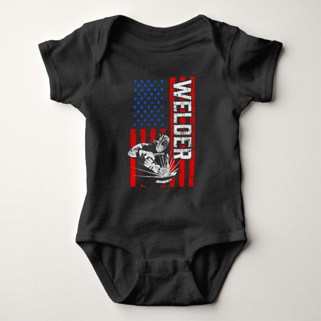 USA BABY STRAMPLER (Vorderseite)