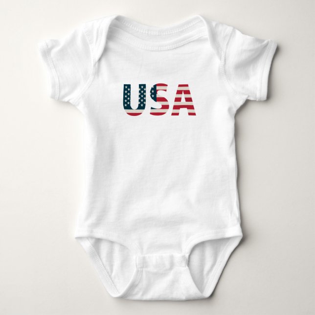 USA BABY STRAMPLER (Vorderseite)