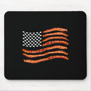 Usa Bacon Flag Cute Us Getrocknete Schweine Funny Mousepad