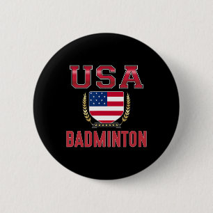 Usa Badminton - Button