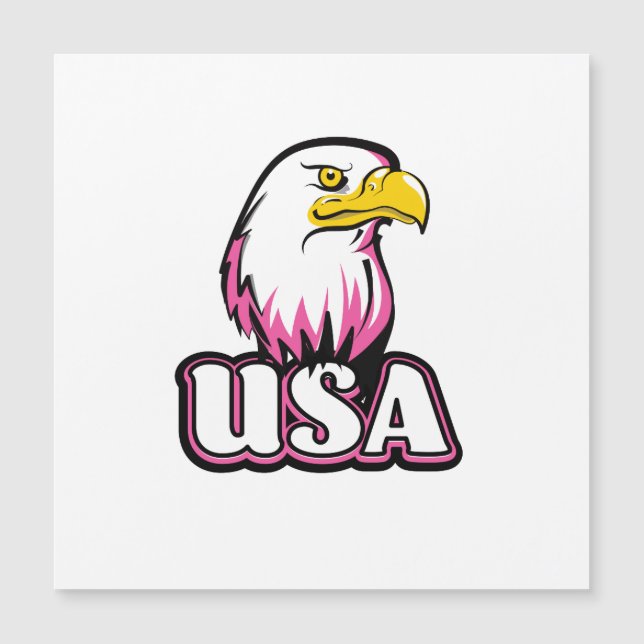 USA Bald Eagle Magnetkarte (Vorderseite)