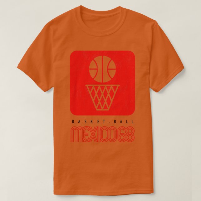 USA Basketball Mexiko 1968 T-Shirt (Design vorne)