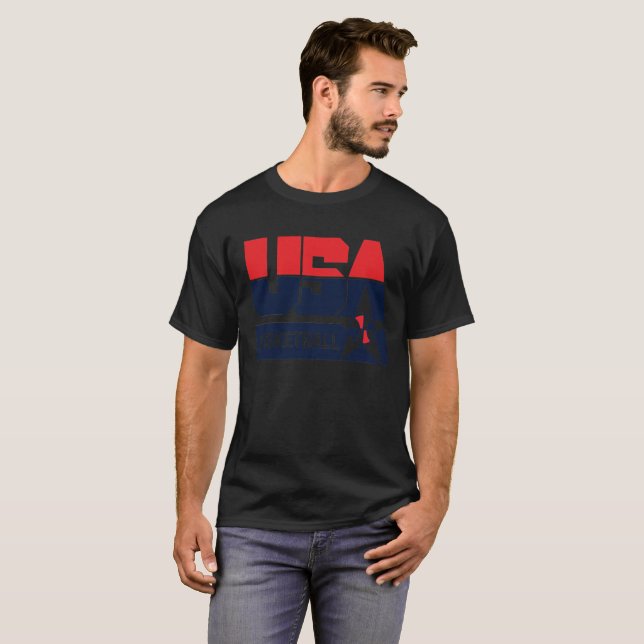 USA-Basketball-Traumteam 1992 T-Shirt (Vorne ganz)