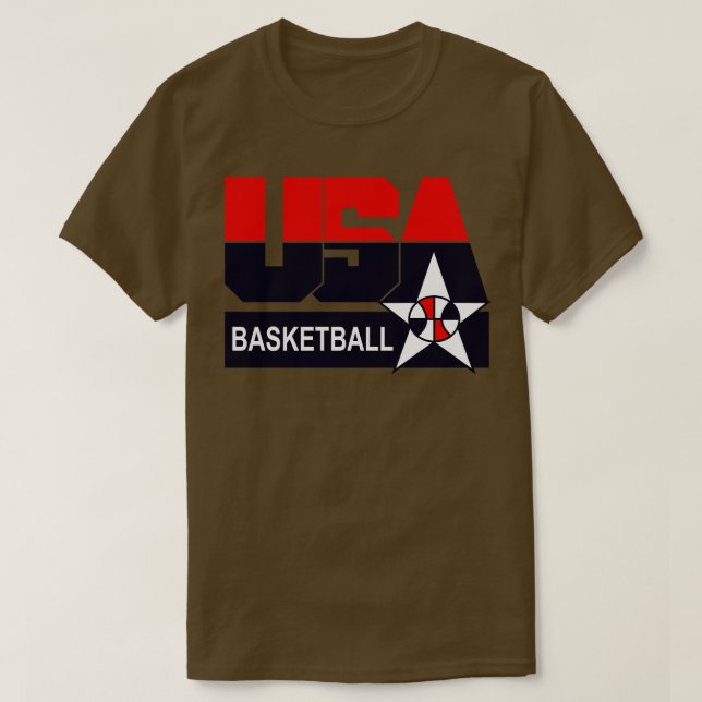 USA Bball Basketball Baseball TShirt (Design vorne)